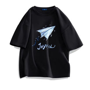 Japanese Style Fresh Style T-shirt Men's Summer Loose All-match Men's Printed Large Size Short-sleeved Fashionable Brand 2023 New Style