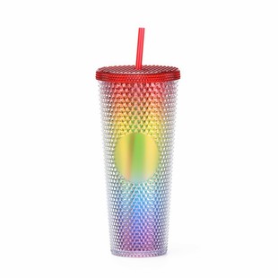 Customer-specific high-rise box large-capacity Studded hand-tied water cup transparent plastic AS durian cup