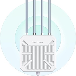 Wavlink двойной 2,4 ГГц 5 ГГц водонепроницаемый WiFi 6 AX1800 беспроводной доступ на открытом воздухе маршрутизатор