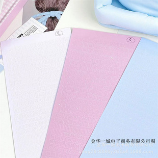 Ins Style Korean English Alphabet Combination Goo Card Sticker Ins Star Chasing Photo Diy Decoration Creative Hand Account Sticker