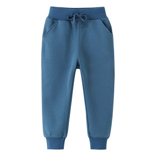 Children's Terry long pants European and American sweatpants boys' autumn children's cotton children's sweatpants one-piece delivery