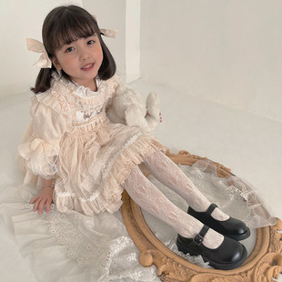 hotmoon Korean Lolita lace children's tights thin sweet princess girls' bottoming stockings mosquito socks