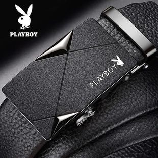 Playboy ремень мужской повседневный автоматический ремень с пряжкой деловой мужской ремень средний и пожилой костюм ремень мужской Yi Heng