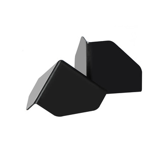 Plastic corner protector three-sided carton e-commerce cross-border transportation express anti-collision heavy goods packaging packaging viscose protective corner black