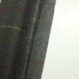 Factory Thin Dark Flannel Plaid Slub Fabric Suit Pants Shirt Shoes Hat Home Fabric Spot