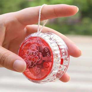 Creative puzzle luminous yo-yo flash yo-yo with rope yoyo ball small gift stall hot selling toys wholesale