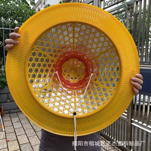 Sunscreen and sunshade waterproof tea-picking hat hat outdoor hat hat hat hat labor protection beef tendon plastic sanitation fishing net red