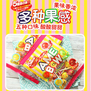 Japan imported candy wholesale Lollipop Lobo independent packaging ribon children's comprehensive fruit hard candy