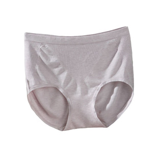 Seamless Oversized High-elastic Naked Ammonia Women's Underwear Morandi Color Mulberry Silk Bacteriostatic Bottom Comfortable Briefs