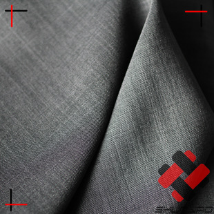 Shun Yao Polyester Twill Leris Waldorf Fabric Polyester White Silk Slub Pants Jacket Fabric