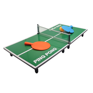 Factory wholesale indoor mini table tennis table game parent-child desktop entertainment competitive folding table tennis table