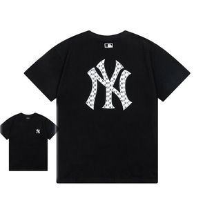 Трансграничный MLB & NY базовый принт высокого качества женский T мужские короткие рукава