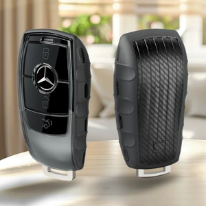 Чехол для ключа Mercedes карбон и TPU