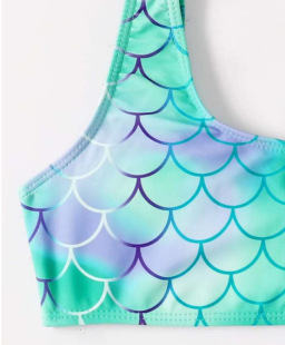 2024 children's swimsuit girls' split western style sports split girls' hot spring swimsuit