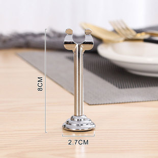 Stainless Steel Bread Price Brand Label Clip Table Card Clip POP Advertising Clip Dessert Shop Commodity Price Brand Table Card