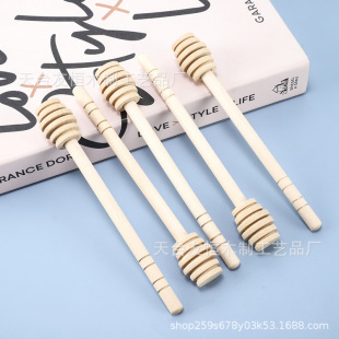 Lotus Honey Stirring Bar Wooden Honey Stick Bee Stirring Stick Honey Stick Stirring Stick Round Wooden Stick Handmade