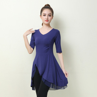 Spring and summer new dance practice clothes modern dance performance clothing dance fitness suit classical dance online body suit