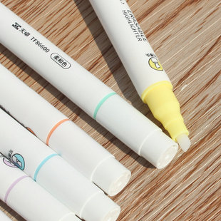 Tianzhuo 86600 Double-Head Erasable Highlighter Set Key Mark Painting Graffiti Pen Student Key Mark Pen