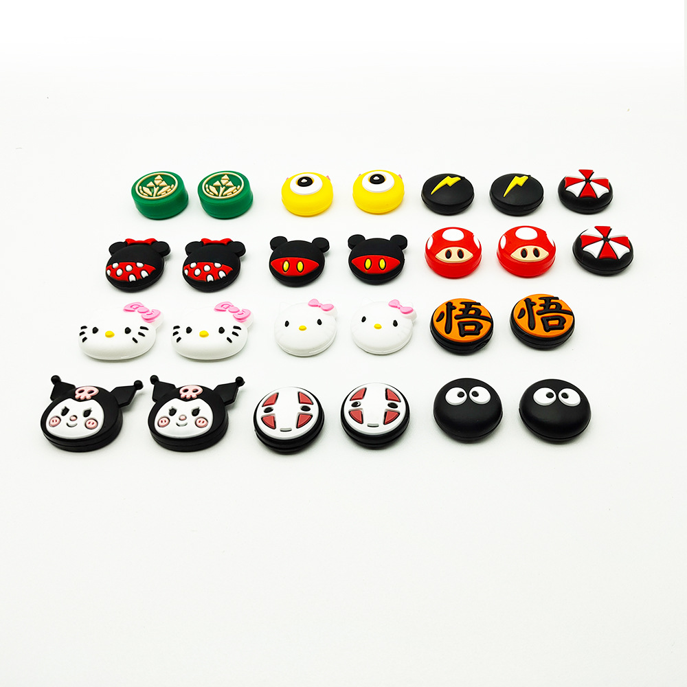 Switch Joystick Cap Silicone Joystick Cover Joycon Button Cap Ns Button Cap Game Protective Cover