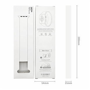 Suitable for watch3/4/5 generation watch strap packaging integrated single-ring silicone strap carton blister packaging box