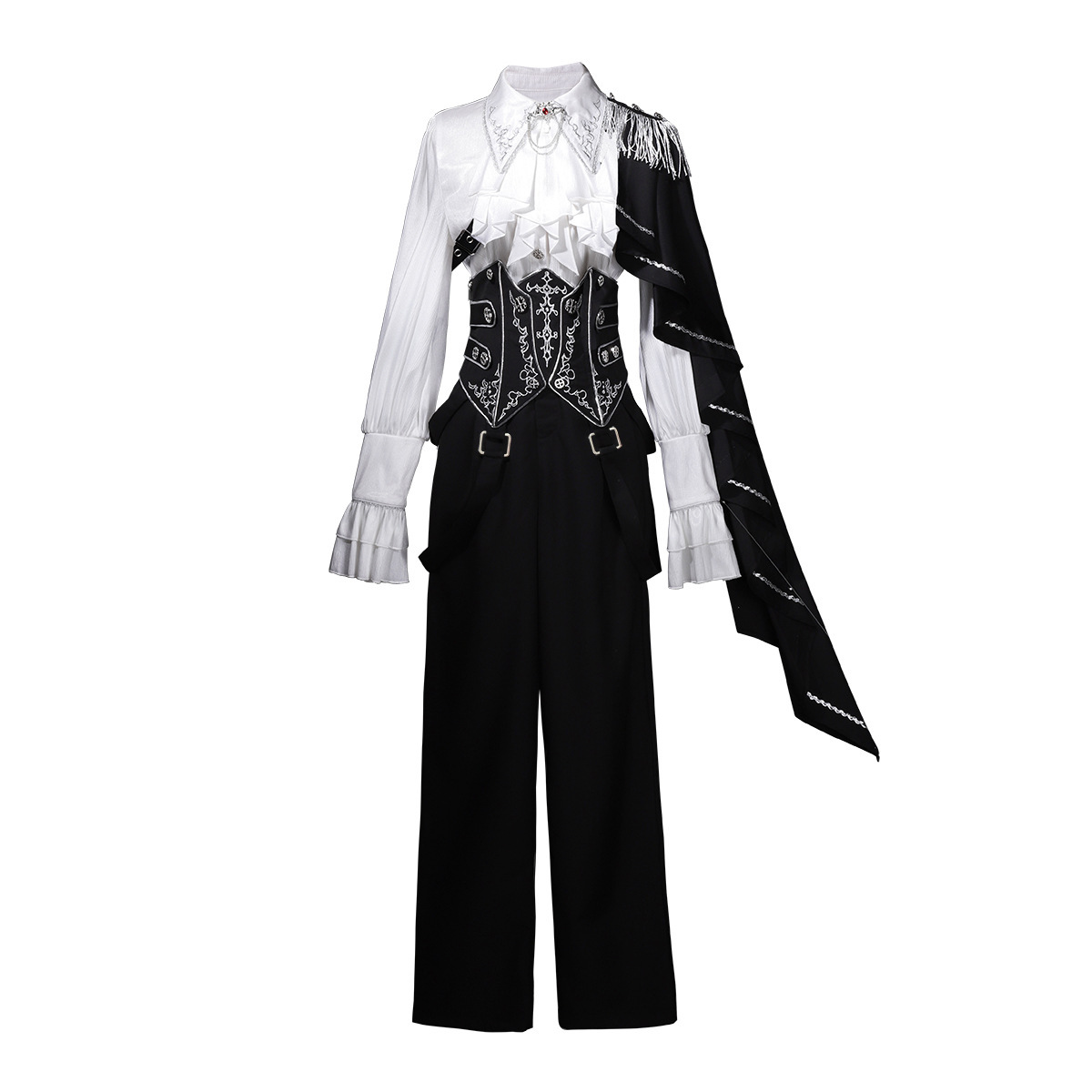 2026 Xiong Doujiang Original Design Wang Yue Princess Outfit Women's Lolita Waist Belt Top and Pants Daily Set 7397