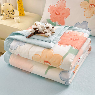 Class A 100% cotton summer quilt four-piece cotton quilt summer cool quilt student air conditioning quilt Xinjiang cotton thin quilt