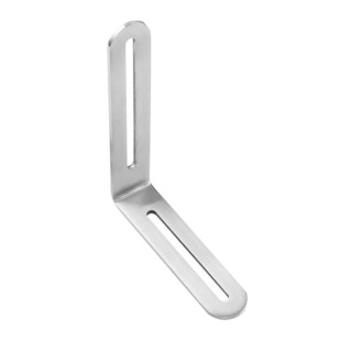 Factory direct supply stainless steel angle code adjustment long hole double-head movable 90 degree right angle fixed connector L-shaped bracket