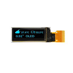 Оригинальные оригинальные товары поставляют OLED0.91-дюймовый OLED-дисплей 128x32 точечная матрица I2C связь со скидкой на большое количество