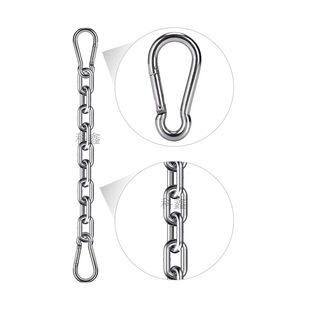 Boxing sandbag chain stainless steel hanging chair chain kit hammock chair hardware playground swing suit hanging heavy bag