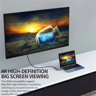 typec five-in-one docking station multifunction mobile phone laptop usbchub hd hdmi4k hub