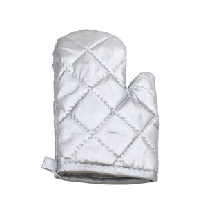 Silver-coated small gloves kitchen supplies baking gloves microwave oven insulation oven gloves children anti-scald gloves