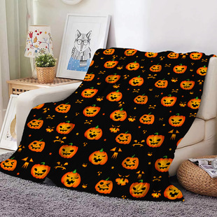 Cross-border flannel blanket air conditioning blanket lunch break blanket a minimum order source factory digital printing padded cover
