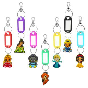 Cross-border Princess Colorfulful Plastic Sign Key Sign Xiyin Number Classification Tag Luggage Label Classification Label