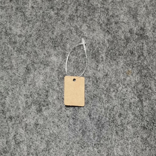 in stock various styles with buckle transparent hand wear rope white cardboard tag price tag