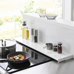 2025 original new Japanese double-layer retractable seasonings bottle storage rack kitchen tripod gas stove storage rack