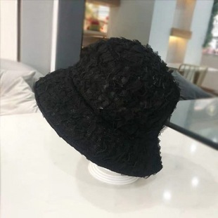 South Korea ins Internet celebrity fisherman hat female mesh elegant all-match pleated spring and summer sun protection trendy Japanese style hair generation