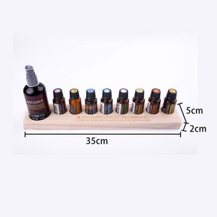 Dotteri Essence Масляная стойка для хранения Деревянный Настольный стеллаж для эфирного масла из цельного дерева Деревянный стеллаж для эфирного масла