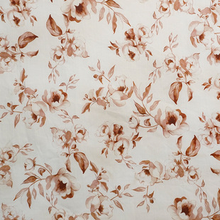 Cotton Digital Printed Cloth 60 Cotton Plain Poplin Printed Spring and Summer Floral Women's dress Fabric