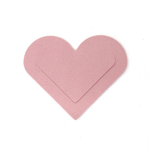Wholesale Creative Simple Leather Love Bookmark Portable Book Page Clip Heart-shaped Bookmark Student Gift Corner Protective Cover