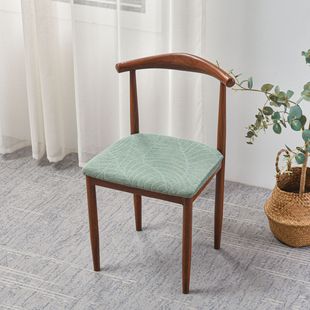 Thickened Jacquard Chair Cover Restaurant Coffee Milk Tea Hotel Household Universal Dining Table Seat Water-repellent Stool Cover