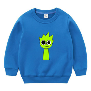 New game Sprunki music game surrounding children fleece-lined sweater 10