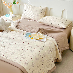 Xinjiang Cotton Summer Cool Quilt Air-conditioning Quilt Washing Cotton Machine Washing Summer Quilt Student Dormitory Bedding Summer Quilt