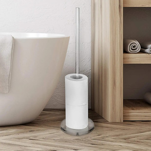 New Transparent Acrylic Round Bottom Toilet Roll Paper Storage Rack Toilet Tissue Holder
