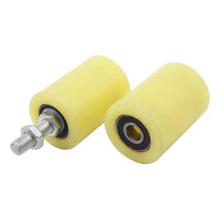 Nylon bearing pulley clamp wheel conveyor nylon guide wheel unpowered conveyor belt roller accessories wear-resistant guide roller