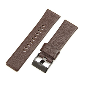 Litchi Leather Strap DZ4318/4338/7257/4423/4498 Large Dial Cowhide Strap