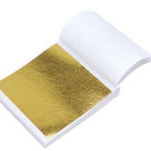 Taiwan B gold foil paper k gold 8*8.5cm ceiling decoration painting sticker gold foil paper nail decoration DIY material