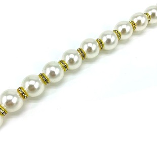 Luggage hardware handmade jewelry elegant bag accessories pearl bag chain Pearl DIY bag chain portable Pearl Chain