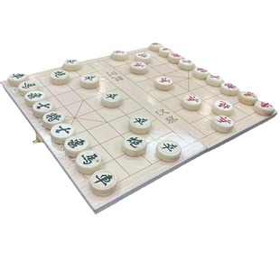 Yunshunmu Chinese chess high-end Birch chess with chessboard children student portable folding wooden suit