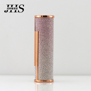 Spot New High-end Leather Chinese Style Press Lipstick Tube Empty Lip Balm Tube Cosmetic Packaging Material Manufacturer Wholesale