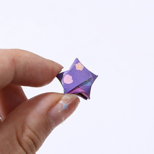 Cute cartoon lucky star origami printing cartoon creative wishing bottle diy five-pointed star student handmade wholesale